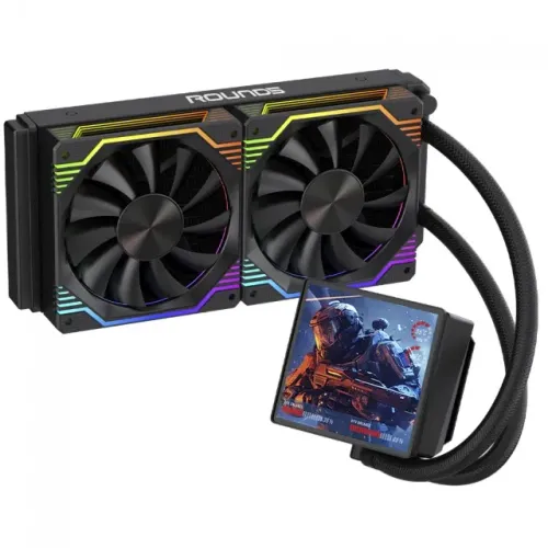 Water Cooler Round5 Zephyro Black Argb 240mm