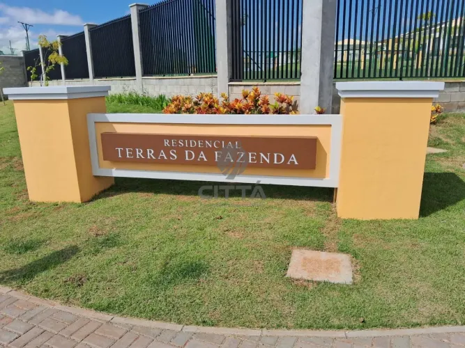 Terreno á venda no Condomínio Terras da Fazenda, Paulínia/SP.