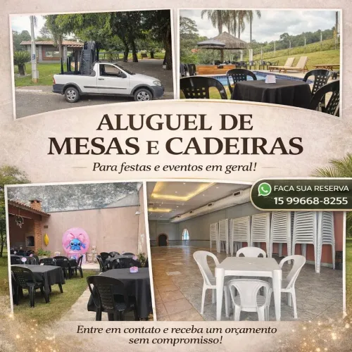 Aluguel Mesa e Cadeira 