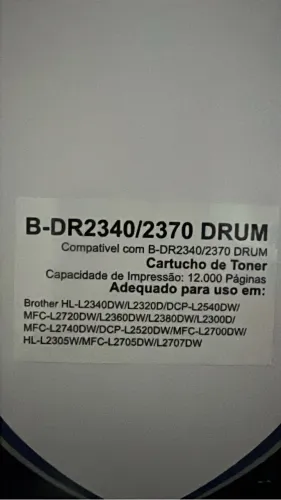 Cartucho de toner brother 2340/2370