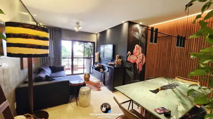 Apartamento mobiliado para venda condomínio Monte Grapa