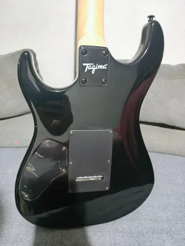 Guitarra Tagima TW 510 Black + Pedaleira Cuvave Cubebaby + Amplificador
