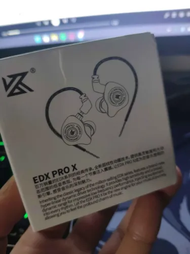 Fone EDX PRO X Com Microfone + Placa De Áudio USB 