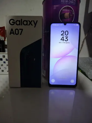 Samsung A07 pouco tempo de uso