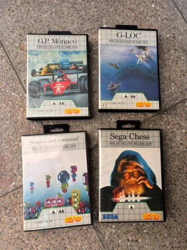 Game Gear Jogos completos para portátil de 8 bits Tectoy 1991