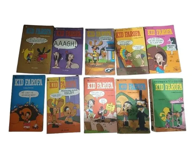 Coleção Gibis Kid Farofa - Ano 2 + Almanaque (Editora Artenova)
