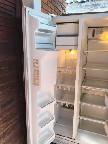 Geladeira refrigerador side by side GE