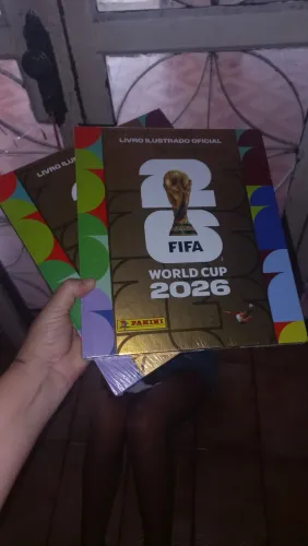 Álbum da copa capa dura de ouro