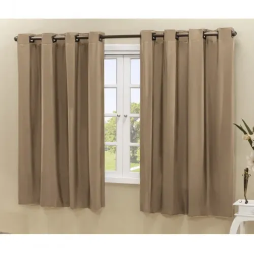 Cortina Blackout cor Avelã 2,70x1,80 Corta Luz 100% - Para Quarto e Sala