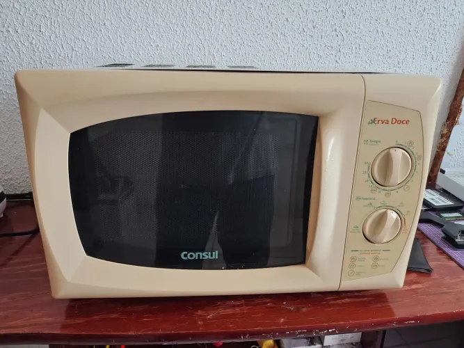 Micro-ondas Consul Erva Doce Usado - Funcionando Perfeitamente
