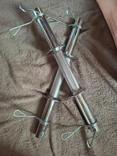 Barra maciça de academia/treino 40cm