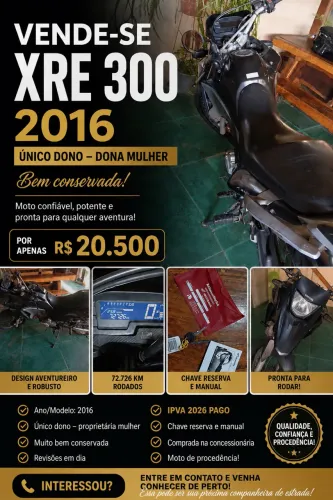 Xre 300 - 2016