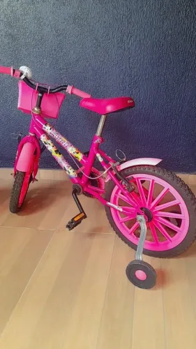 Bicicleta infantil aro 16 rosa pink