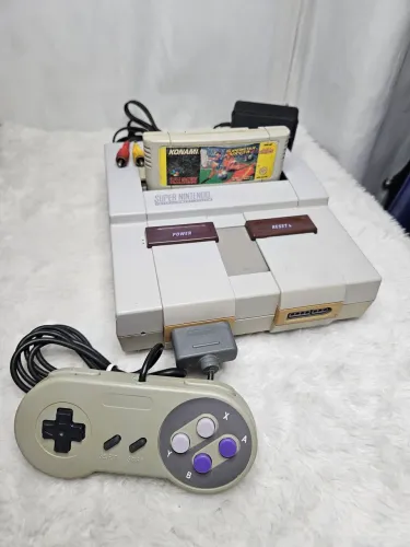 Super nintendo completo funcionando