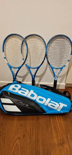 3 Raquetes de Tênis Babolat + Raqueteira de brinde