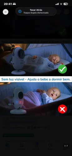 Babá eletrônica taktark BM612