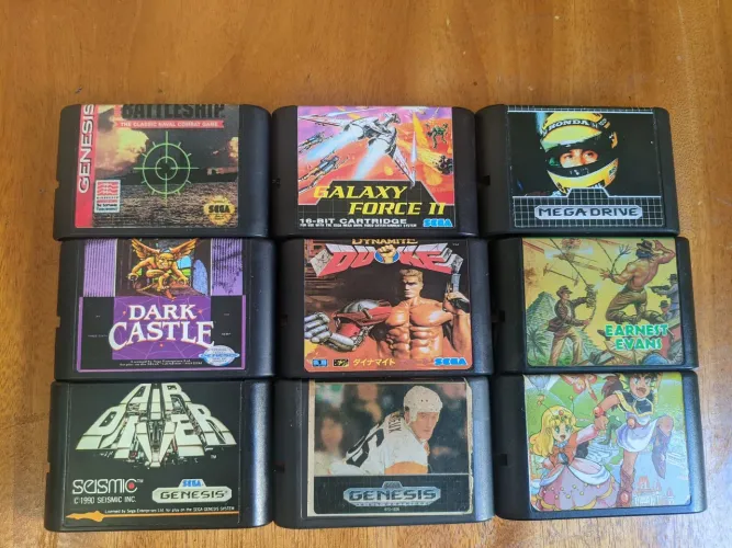 JOGOS MEGA DRIVE PARALELOS DE EPOCA