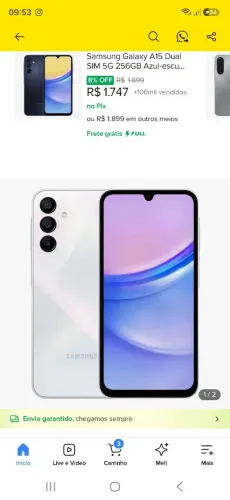 Samsung a 15 256gb 