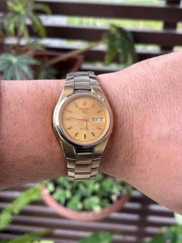 Seiko 5 Texturizado fundo Transparente 