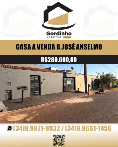 ? CASA A VENDA BAIRRO JOSÉ ANSELMO
