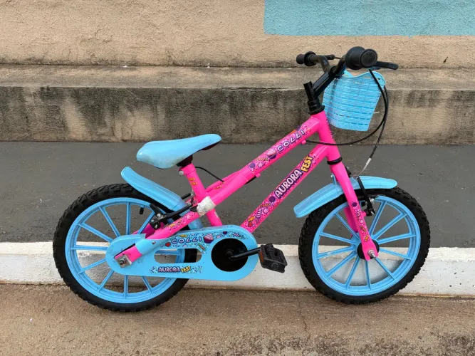 Bicicleta Infantil Aro 16 - Aurora Fest Gold