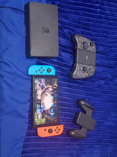 Nintendo switch oled desbloqueado 512gb sandisk original
