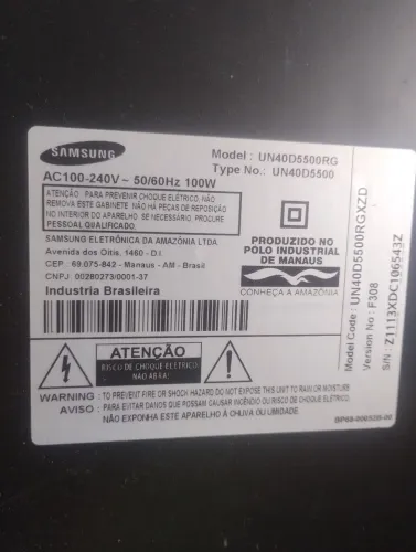 Tv Samsung smart 43 polegadas em ótimo estado 