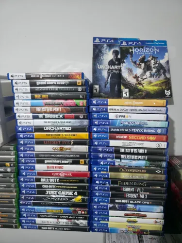 Jogos originais para Playstation 4 e 5 novos e seminovos