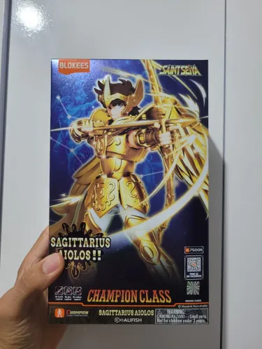 Aiolos de Sagitário Blokees Champion Class Saint Seiya Cavaleiros do Zodíaco