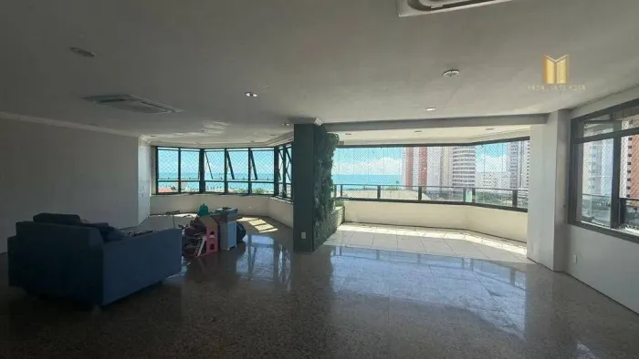 Apartamento com 4 dormitórios para alugar, 251 m² por R$ 8.800,00/mês - Meireles - Fortale