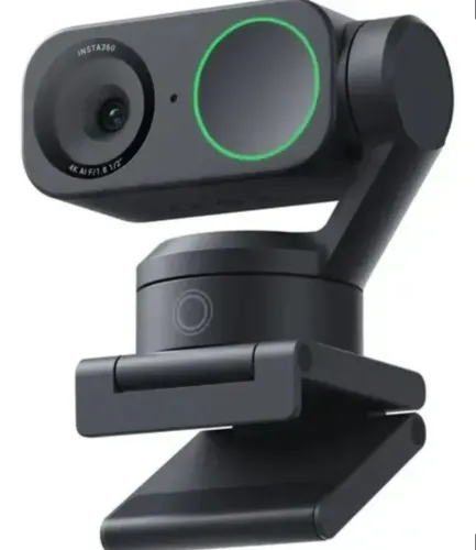 Webcam Insta360 Link 2 4K Com IA e Foco Automático Para Videochamadas