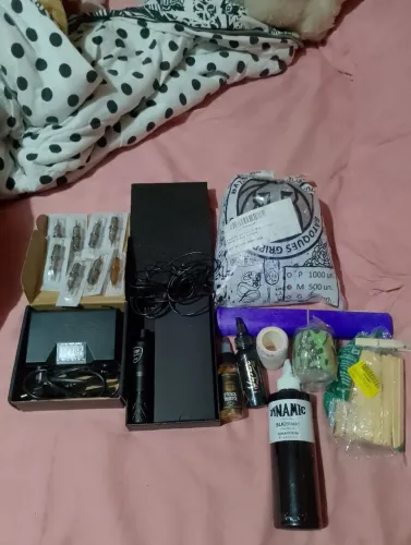 Vendo ou troco kit para tatuador