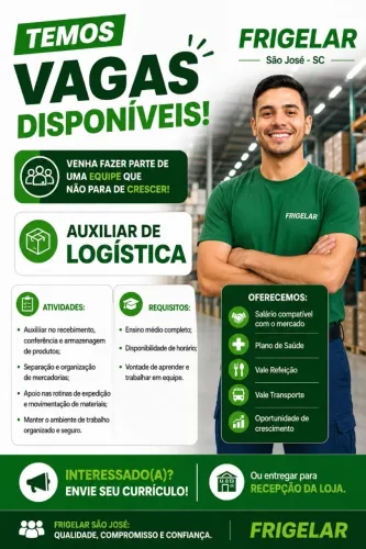 Auxiliar de logística - São José