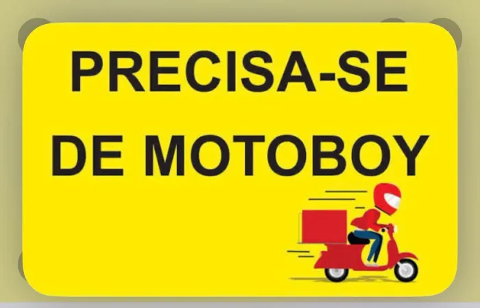 Precisa-se de motoboy
