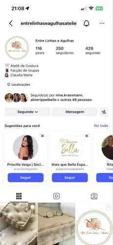 Costureira - Reformas e Ajustes de Roupas | Atendimento com Hora Marcada