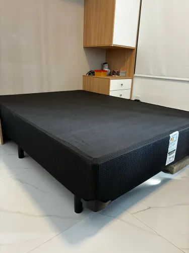 Cama box universal Luckspuma casal tam: 24cm alt x 1,88m compr x 1,38m larg. 