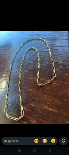 Corrente de ouro 18 tijolinho