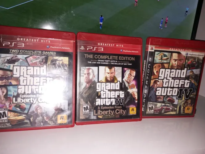3 jogos de GTA de Pley 3 original Léia a descrição