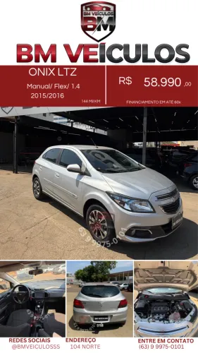 Chevrolet Onix Hatch LTZ 1.4 8V Flex Power Mec. 4P 2016