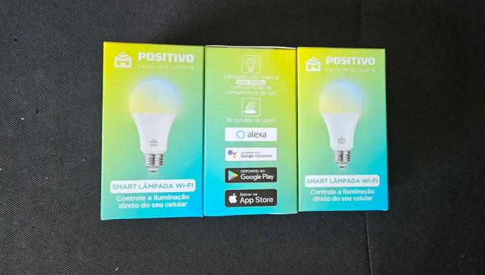 Kit 3 Lâmpadas Smart Wi-Fi Positivo