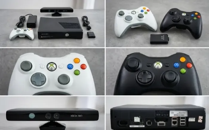 Xbox 360 Slim Completo + Kinect + 2 Controles + 13 Jogos (Kit Família)