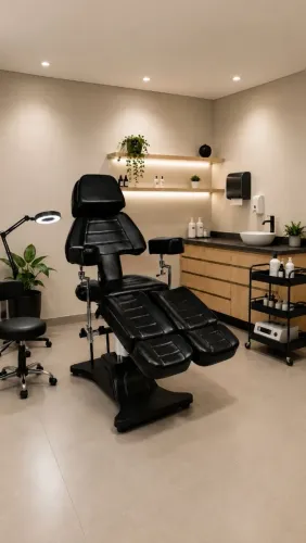 Cadeira robocop estética tatuador