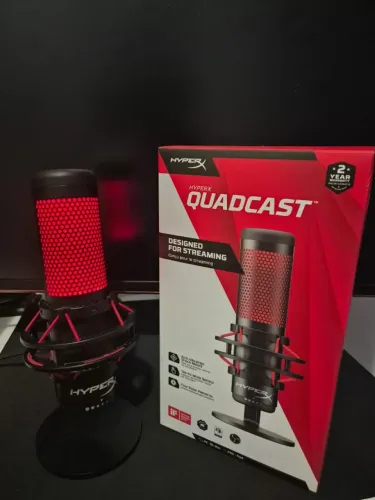 HyperX QuadCast | Perfeito Estado | Caixa Completa
