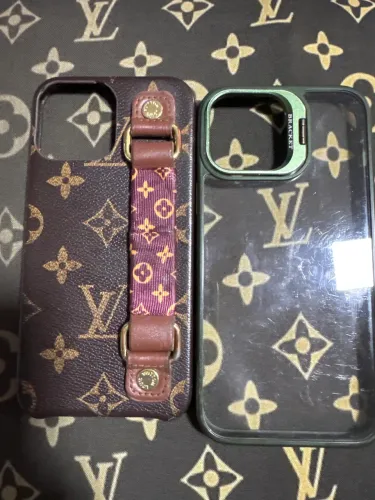 Case iPhone 13pro Max duas um luxo e uma acrílico 
