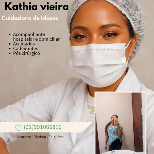 Cuidadora de idosos , home Care hospitalar