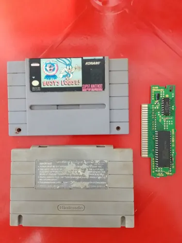 Cartucho de super Nintendo original Busts Looe!