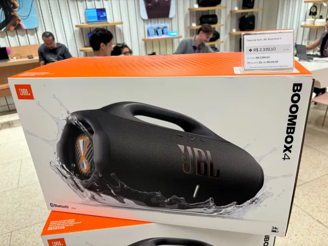 JBL Boombox 4 Original Nova Lacrada + Nota Fiscal e Garantia