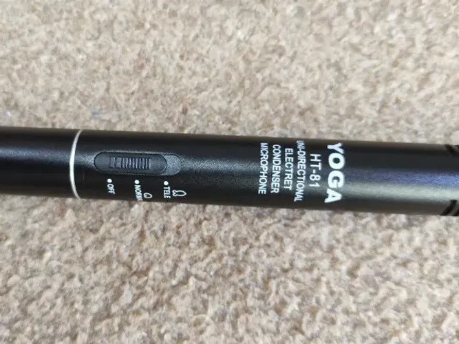 Microfone Direcional Shotgun Yoga HT81 Ultra Cardioide - CSR