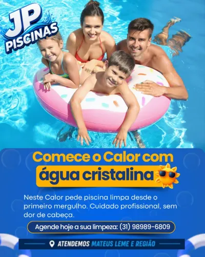 Limpeza de piscina Mateus Leme e região 