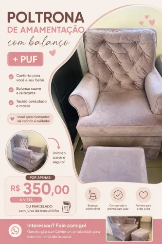 Poltrona de amamentação